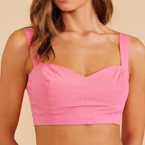 Mink Pink Brand Women's Crop Top Size Medium NWT